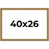 PosterPalooza | Sculpted Black Picture Frame - UV Acrylic, Backing Board, Hanging Hardware Included - 2 of 4