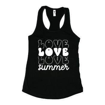 Simply Sage Market Women's Love Summer Stacked Graphic Racerback Tank