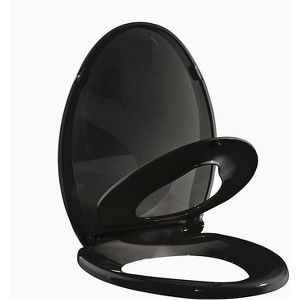 COZONY Round Toilet Seat with Built-In Toddler Seat, Slow-Close Potty Training Toilet Seat for Adults & Kids, Magnetic Child Seat Attachment - 1 of 4