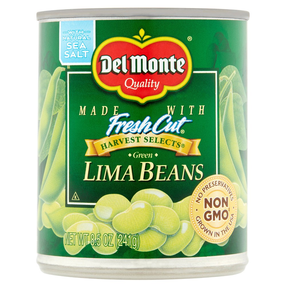 UPC 024000013976 Del Monte Green Lima Beans Canned Vegetables 8.5 oz