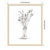 Amanti Art Wild Bouquet Study II by Ethan Harper Wood Framed Wall Art Print - 4 of 4