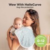 KeaBabies 4pk Hallo Baby Burp Cloths, Organic Cotton Burp Cloth for Girls, Boys, Soft & Absorbent Burping Cloths - 3 of 4