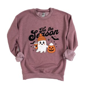 Tis The Season Ghost Retro -  Womens Sweatshirt - 1 of 3