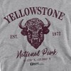 Men's Yellowstone National Park Bison Icon Crewneck Sweatshirt - 2 of 4