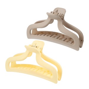 REGALWOVEN Women's Plastic Hair Barrettes Claws Clips 3.78"x1.85"x1.42" - 1 of 4