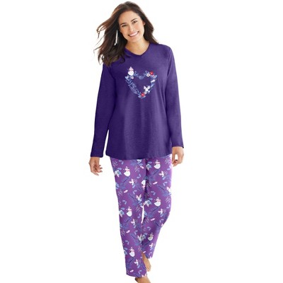 midnight violet winter floral