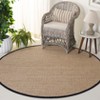 Natural Fiber Twill Plain Seagrass NF111 Indoor Rugs - Safavieh - 2 of 4