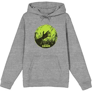 Labbing Touch Grass Gamer Nerd  Adult Long Sleeve Hoodie - 1 of 2
