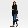 Long Sleeve Turtleneck Maternity T-Shirt - Isabel Maternity by Ingrid & Isabel™ - 3 of 3