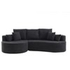 ModernLuxe 106"W Sectional Sofa, 2pcs Cloud Curved Sofa Couch with Chaise For Living Room Bedroom Apartment - 3 of 4