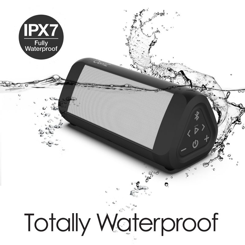 OontZ ULTRA Bluetooth Speakers, IPX7 Waterproof, 100 ft Wireless Range, Portable, White, 4 of 7