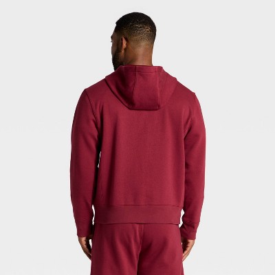Mens Active Comfort Cotton Fleece Full Zip Hooded Sweatshirt - All In 2690₽