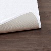 ChicFurnit Bath Rug and Mat High-Density Tufted Microfiber Bath Rug with Anti-Slip Backing for Bathroom Use, White, 72"*24"*0.75" - 4 of 4