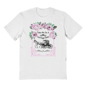 Rerun Island Women's Take Me Short Sleeve Oversized Graphic Cotton T-Shirt - 1 of 2