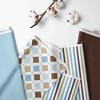 Bacati - Mod Dia Aqua/Choc Laundry Hamper with Wooden Frame - 2 of 4