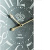 Large Vintage Black Rectangular Wall Clock with White Numerals, Home Decor Accent Clock - 2 of 3