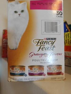 Purina Fancy Feast Gravy Lovers Variety Pack Chicken Turkey