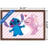 Trends International Disney Lilo and Stitch - Angel and Stitch Framed Wall Poster Prints - 3 of 4