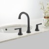 BWE J-Spout 8 in. Widespread 2-Handle Bathroom Sink Faucet - 4 of 4