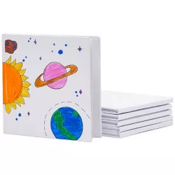 Sketches Blank Books 1pc Students 6 W x 8 H Hardcover with Unlined White Pages 32 Pages Use for Creative Story Book Making Kit 16 sheets per book for Kids Adults and All Ages 
