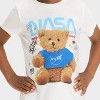 Toddler Boys' NASA Bear T-Shirt - White - 2 of 4