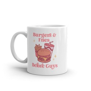 Crazy Dog T-Shirts Burgers And Fries Before Guys Mug Funny Sarcastic Food Joke Novelty Coffee Cup-11oz - 1 of 4