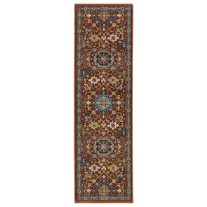Oriental Weavers Aberdeen 006R1 Red/ Multi Indoor Area Rug - 2'3" x 7'6" - 1 of 4
