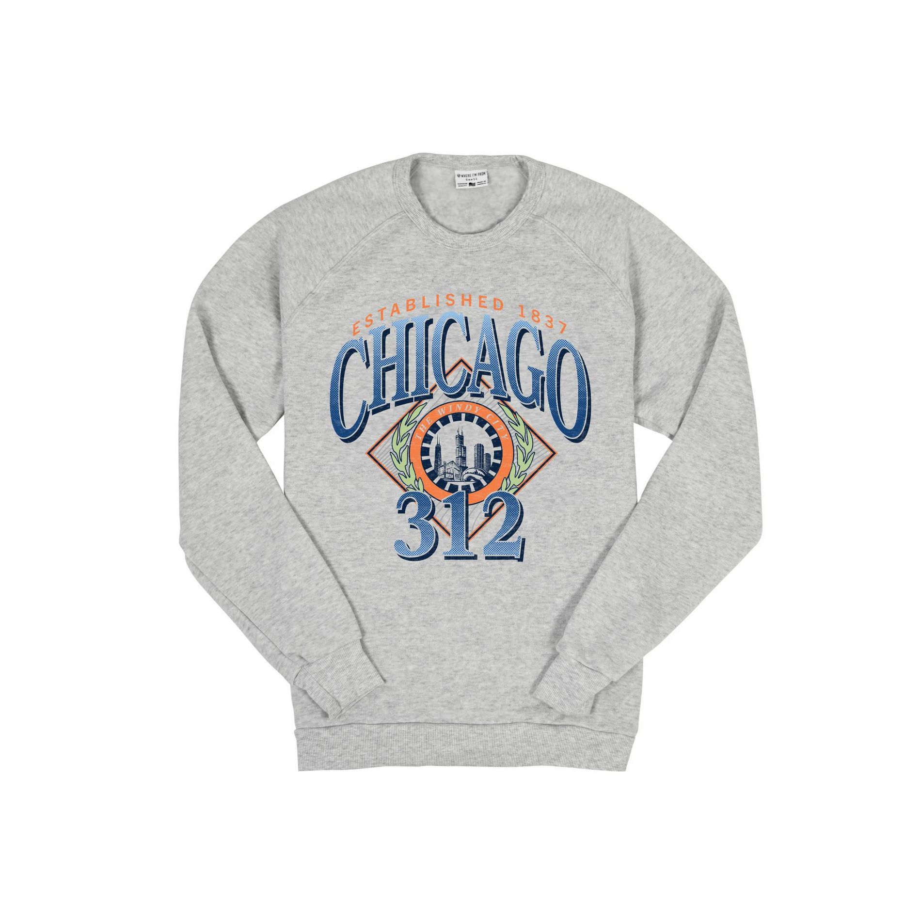 Where I'm From Chicago Crew Neck Sweatshirt - XL