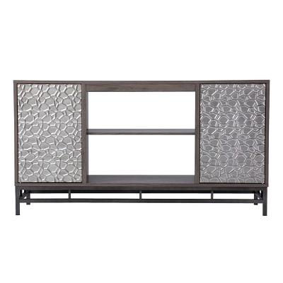 Hollesborne Two-Door Media Cabinet - MS1119656 - Grey - SEI