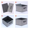 Unique Bargains Collapsible Storage Bin with 2 Handles for Organizing Clothes Blankets 1 Pc - 3 of 4