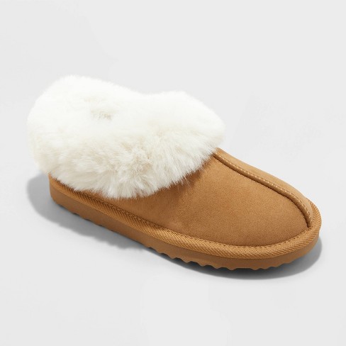 Faux fur slippers target hot sale