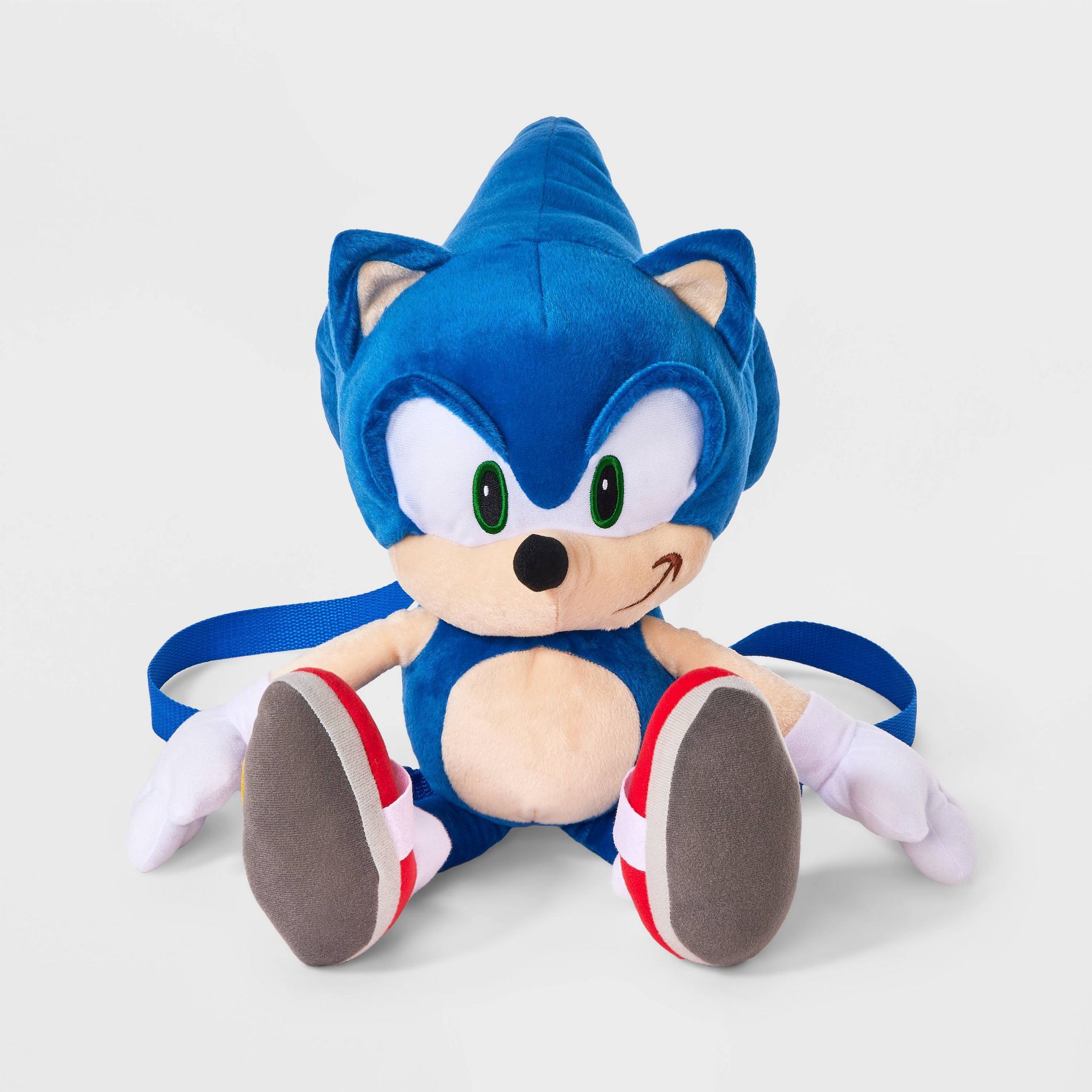 Kids' Sonic the Hedgehog Plush Backpack - Blue