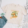 Simply Sage Market Farm Fresh Orange Watercolor Boxy Crop Top - 2 of 4