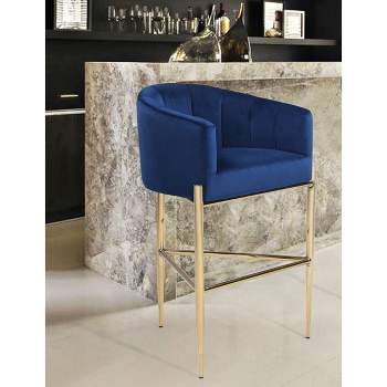 Ivah Barstool Navy - Chic Home Design