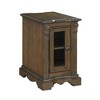 16" Wood Traditional Chairside Table with Built-In Charging Ports and Adjustable Shelf for Living Room - 3 of 4