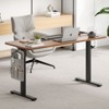 FURNIinspire Desks, Standing Desk Adjustable Height Sit Stand Home Office Desk, Brown, 4.59"*1.97"*3.90" - 3 of 4