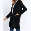 Women's Long Sleeve Open Front Faux Suede Jacket - Active Basic - 3 of 4
