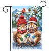 Briarwood Lane Winter Garden Flag 12x18 For Outdoor Winter Chipmunks For Winter Garden Flag Flags For Outside - 2 of 4