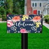 Watercolor Floral Spring Magnetic Mailbox Cover Welcome Standard Briarwood Lane - 2 of 3
