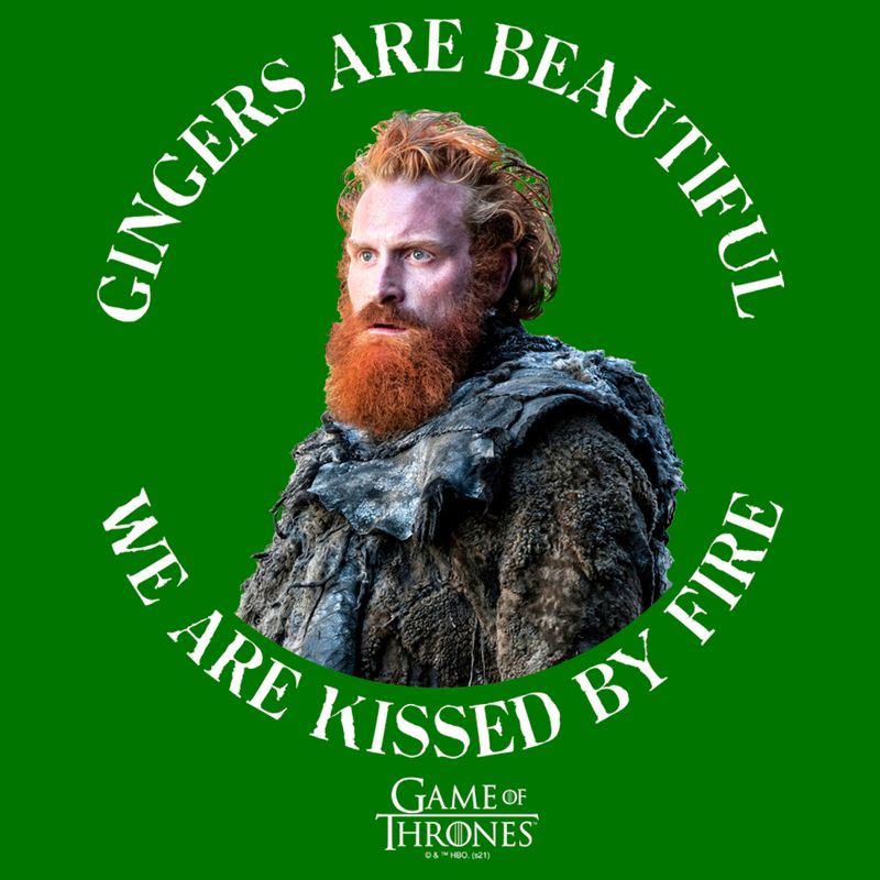 Men's Game of Thrones Tormund Gingers are Beautiful T-Shirt, 2 of 6
