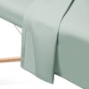 Saloniture 3-Piece Microfiber Massage Table Sheet Set, Includes Flat and Fitted Sheets with Face Cradle Cover - 3 of 4