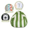 Majestic Home Goods Small Bean Bag Vertical Stripe - 2 of 4