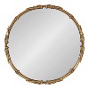 Kate and Laurel Brynley Round Metal Round Mirror, 24" Diameter, Gold - 4 of 4
