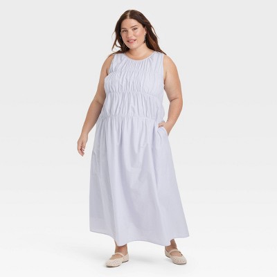 Women's Ruched Maxi A-Line Dress - Universal Thread™