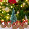 24 Pcs Christmas Treat Boxes with Cards and Ribbon, Kraft Paper Gift Box for Candy Cookies, Party Favors for Xmas Birthday Wedding - 4 of 4