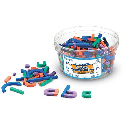 Learning Resources Magnetic Letter Construction, 262 Pieces, Ages 4+