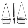 Garnen Clear Bag for Stadium Events, Clear Purse Crossbody Bags, Clear Stadium Approved Bags See Through Bag With Zipper and Adjustable Strap - 3 of 4