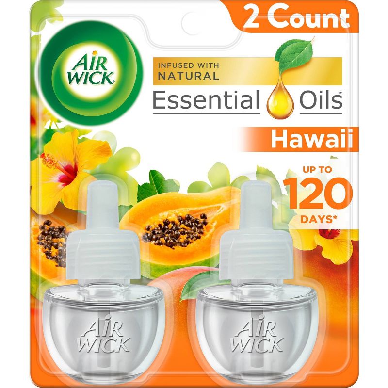 Air Wick Scented Oil Air Freshener, National Park Collection Hawaii - Twin Refills - 0.67oz, 1 of 7