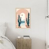 Amanti Art Santorini 02 by Katarzyna Ga...siorowska Wood Framed Wall Art Print - 4 of 4