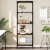 vidaXL Bookcase, 5-Tier Storage Cabinet for Living Room, Book Shelf with Adjustable Feet - 2 of 4